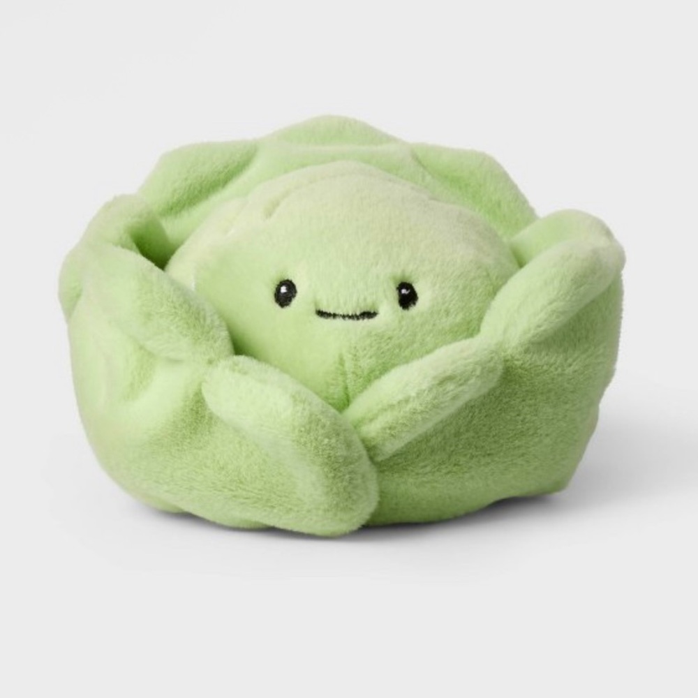 Gigglescape Cabbage Plush Toy Cute Kawaii  6” Stuffed Animal
